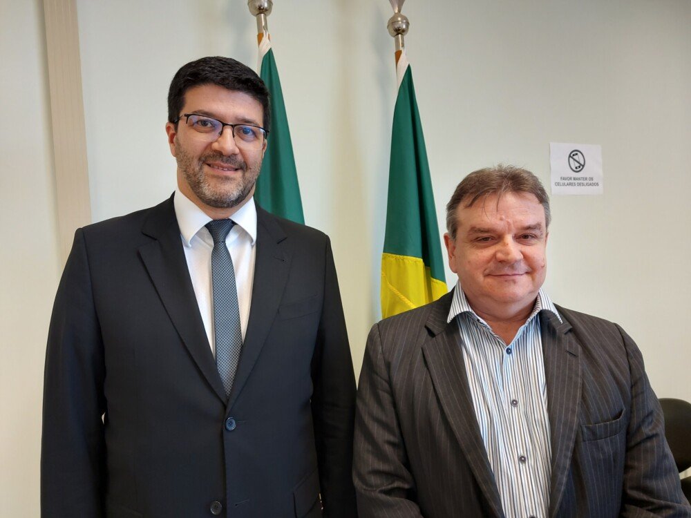 Francisco Rossal de Araújo e José Renato Stangler (Juiz da Vara do Trabalho em Soledade). 